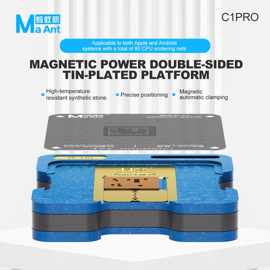 MaAnt C1PRO Magnetic Power Double-Sided Tin-Plated Platform