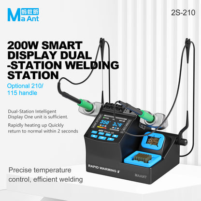MaAnt 2S 200W Intelligent Display Dual-Handle Welding Station
