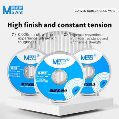 MaAnt Curved Screen Gold Wire