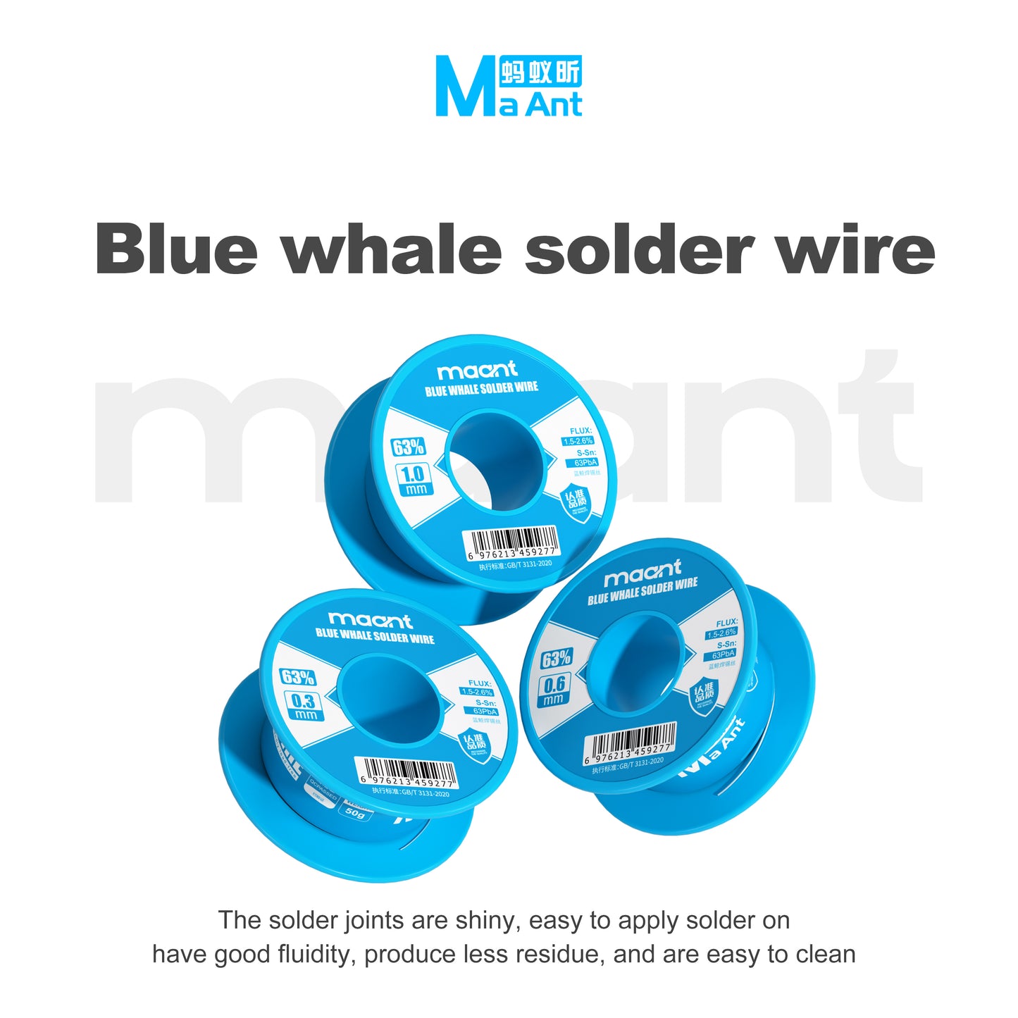 MaAnt Blue Whale Solder Wire