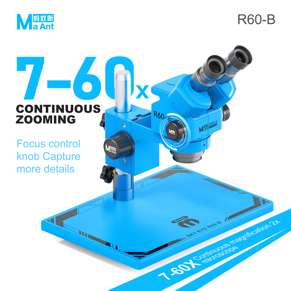 MaAnt R60-B Sky Eye Two Dimensional Microscope