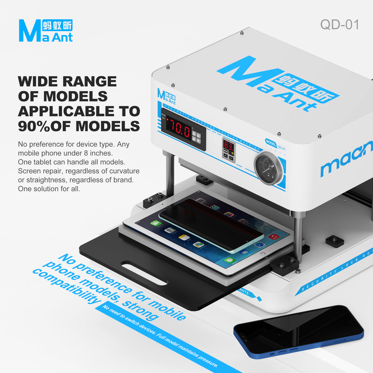 MaAnt QD-01 Pneumatic Pressure Holding Fixture
