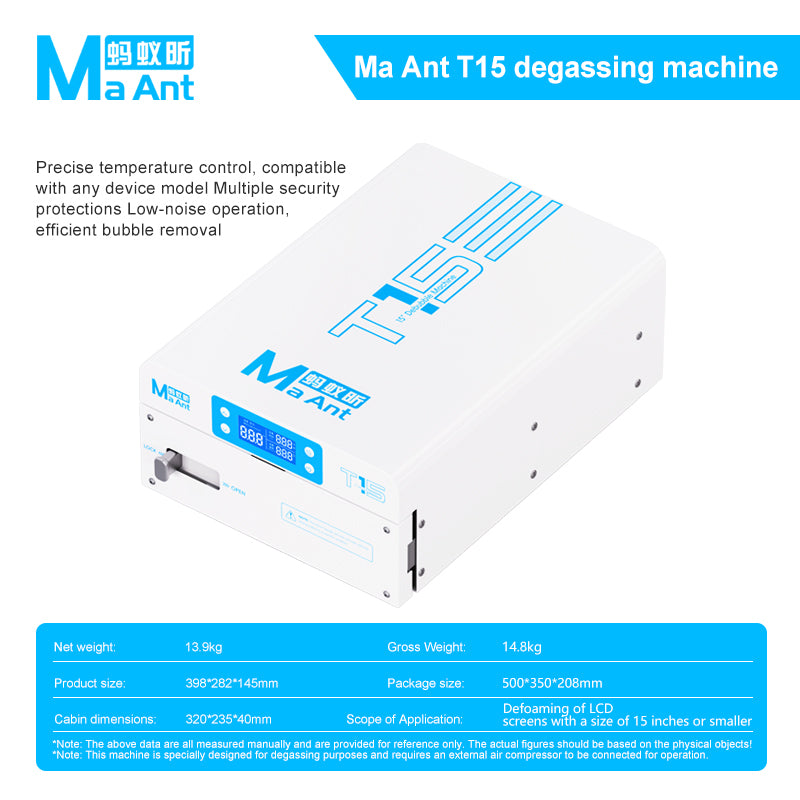 MaAnt T15 ALL-IN-ONE Degassing Machine