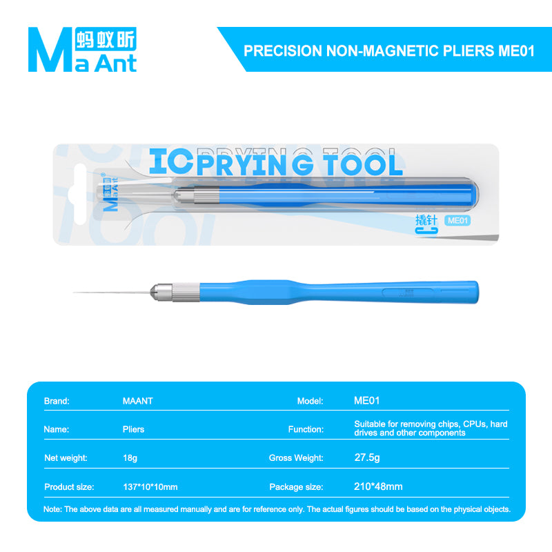 MaAnt ME01 Precision Chipnon Non-Magentic Pick-Up Needle