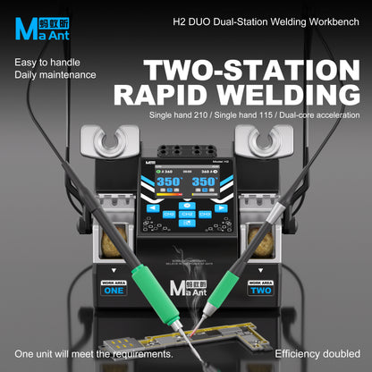 MaAnt H2 DUO Dual-Station Welding Workbench
