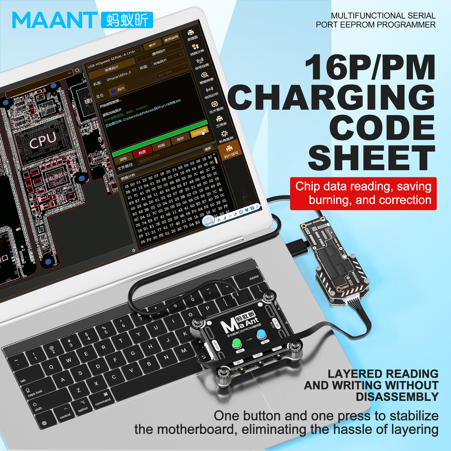 MaAnt Multifunctional Serial Port Eeprom Programmer