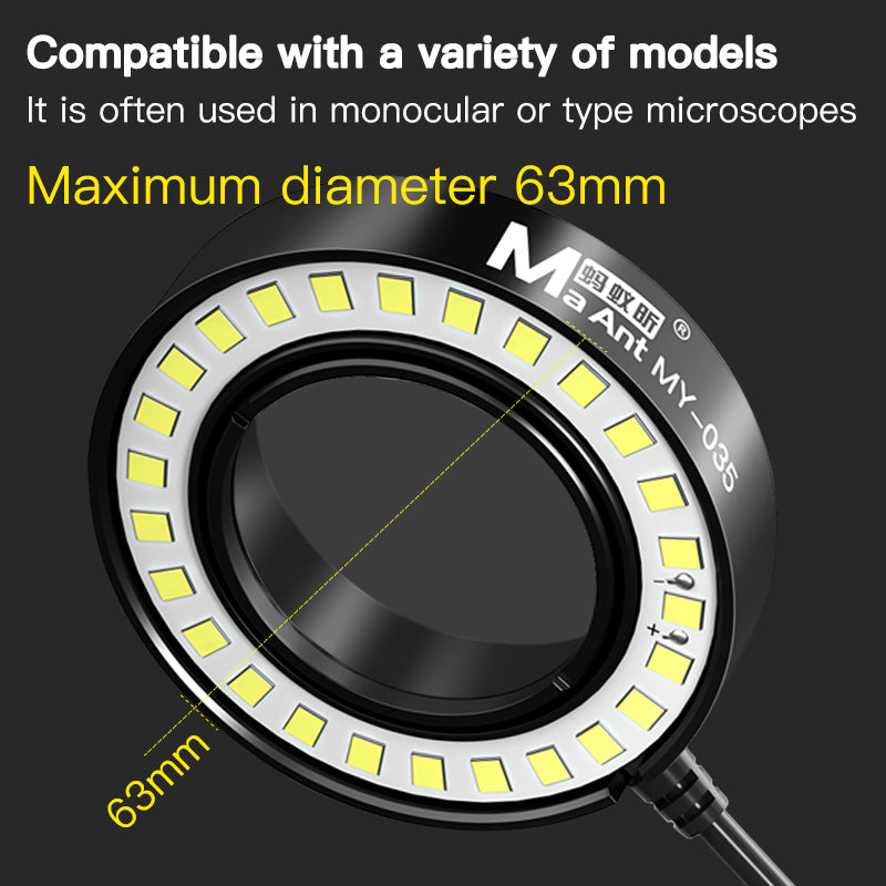 MaAnt 035 Led Microscope Dust Specular Light Source