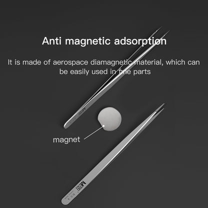 MaAnt Shadow Blade Series Non Magnetic Stainless Steel Tweezers
