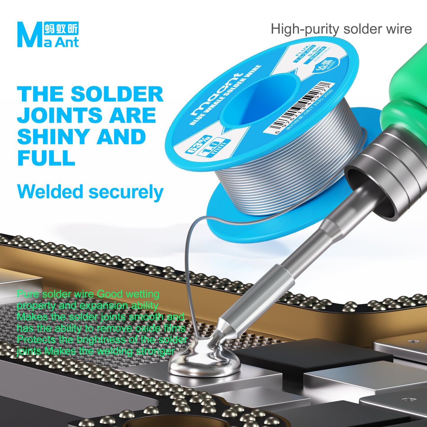 MaAnt Blue Whale Solder Wire