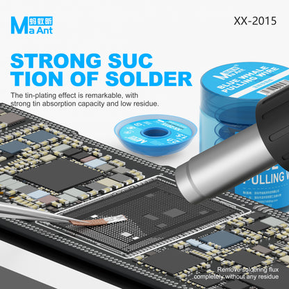 MaAnt XX-2015 Blue Whale Tin Suction Wire