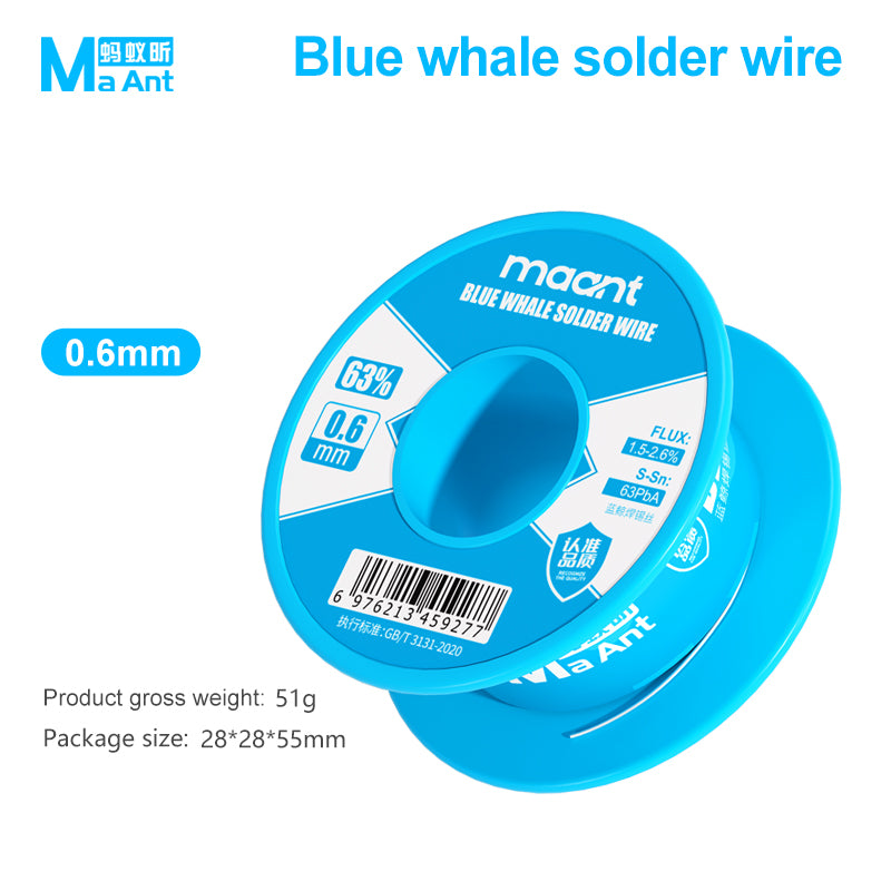 MaAnt Blue Whale Solder Wire