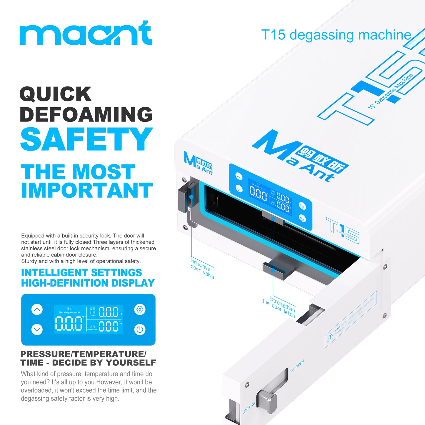 MaAnt T15 ALL-IN-ONE Degassing Machine