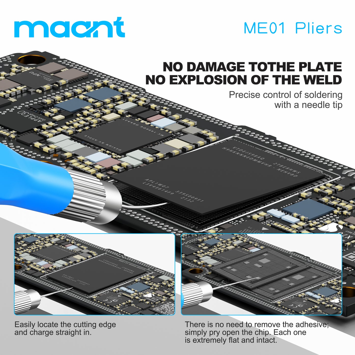 MaAnt ME01 Precision Chipnon Non-Magentic Pick-Up Needle