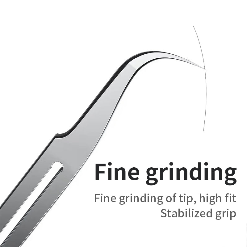 MaAnt SS-J  Sharp Edge Magnetic Free Stainless Steel Tweezers