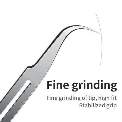 MaAnt SS-J  Sharp Edge Magnetic Free Stainless Steel Tweezers