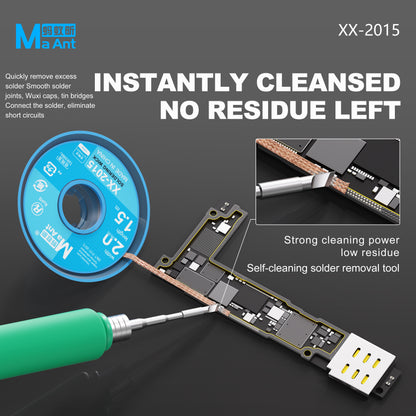 MaAnt XX-2015 Blue Whale Tin Suction Wire