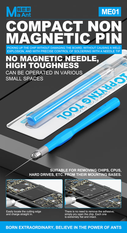 MaAnt ME01 Precision Chipnon Non-Magentic Pick-Up Needle