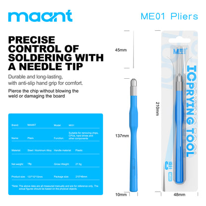 MaAnt ME01 Precision Chipnon Non-Magentic Pick-Up Needle