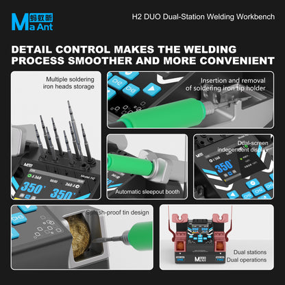 MaAnt H2 DUO Dual-Station Welding Workbench