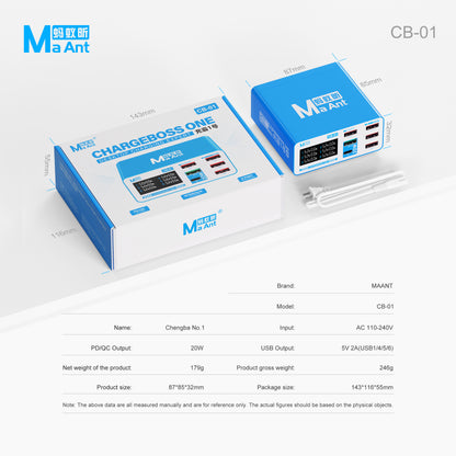 MaAnt GB-01 Multi-Port Desktop Fast Charging Station