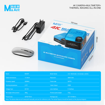 XJ-5 4K Multi-Function Multimeter Camera