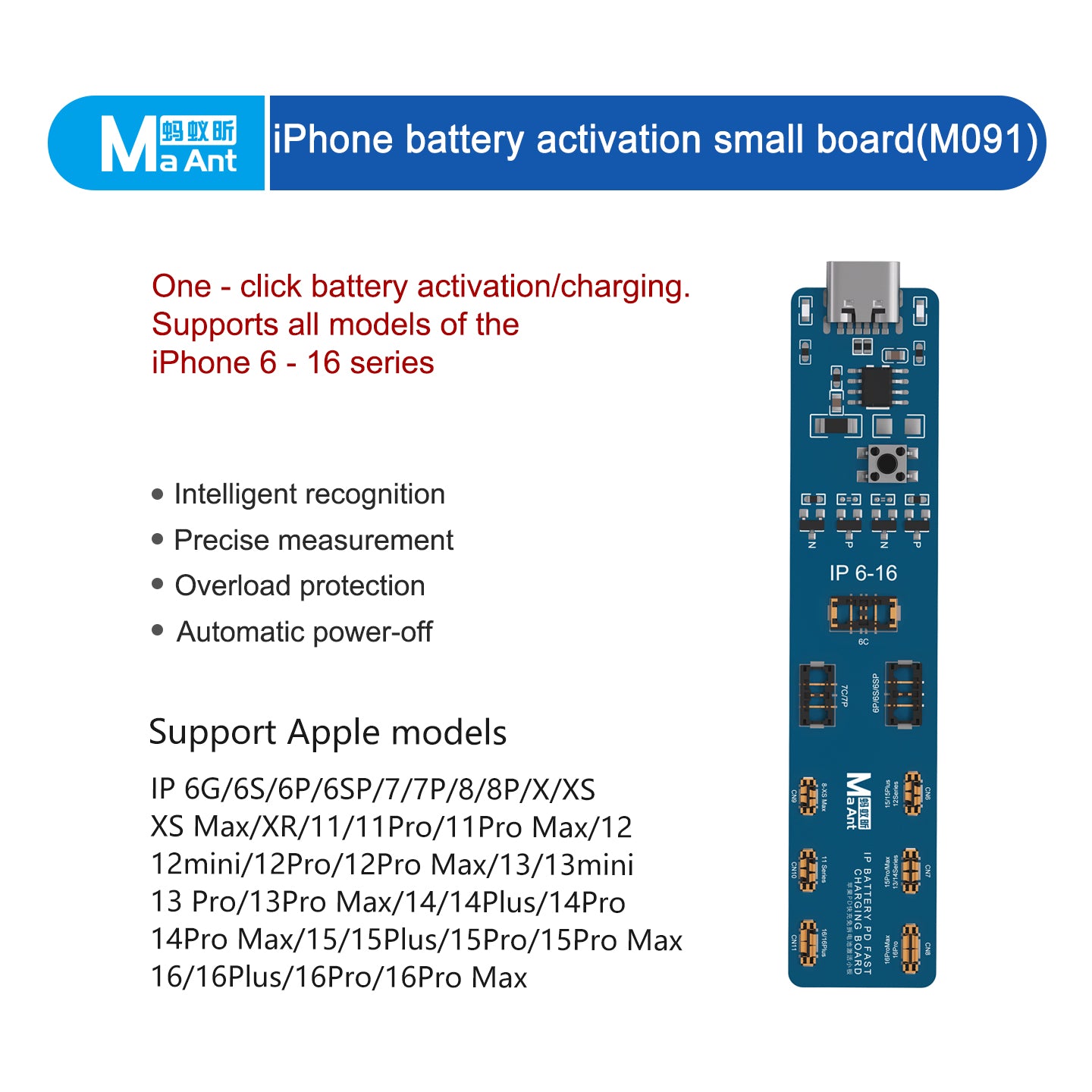 MaAnt Battery Activation Board