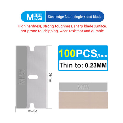 MaAnt Steel Edge No. 1 Single-Sided Blade