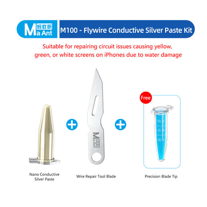 MaAnt M100-Flywire Conductive Silver Paste Kit