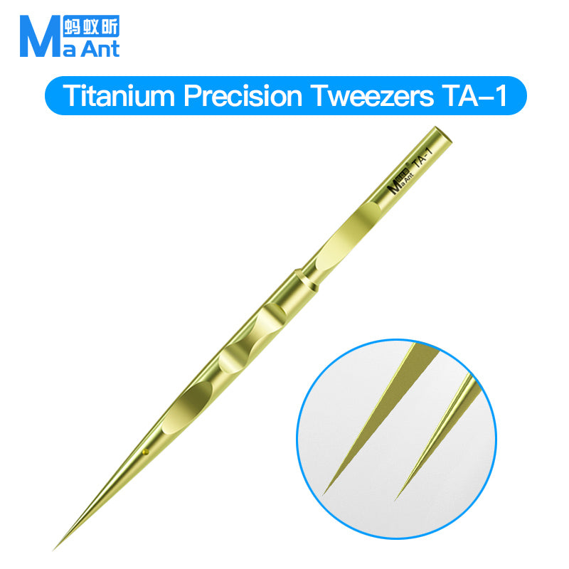 MaAnt Gemman High Precision Titanium Precision Tweezers