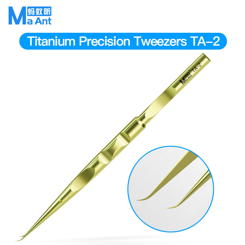 MaAnt Gemman High Precision Titanium Precision Tweezers