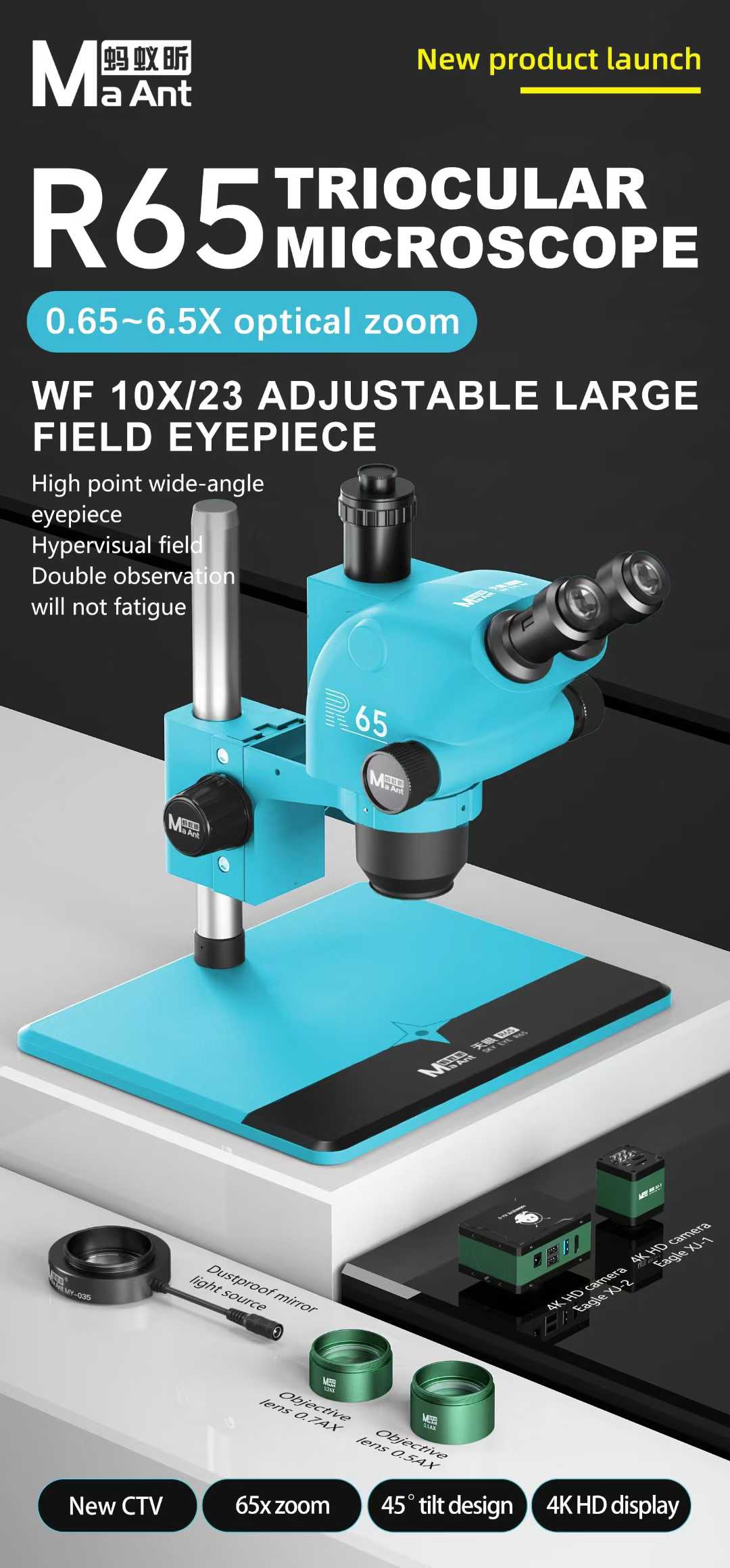 MaAnt R65 Microscope