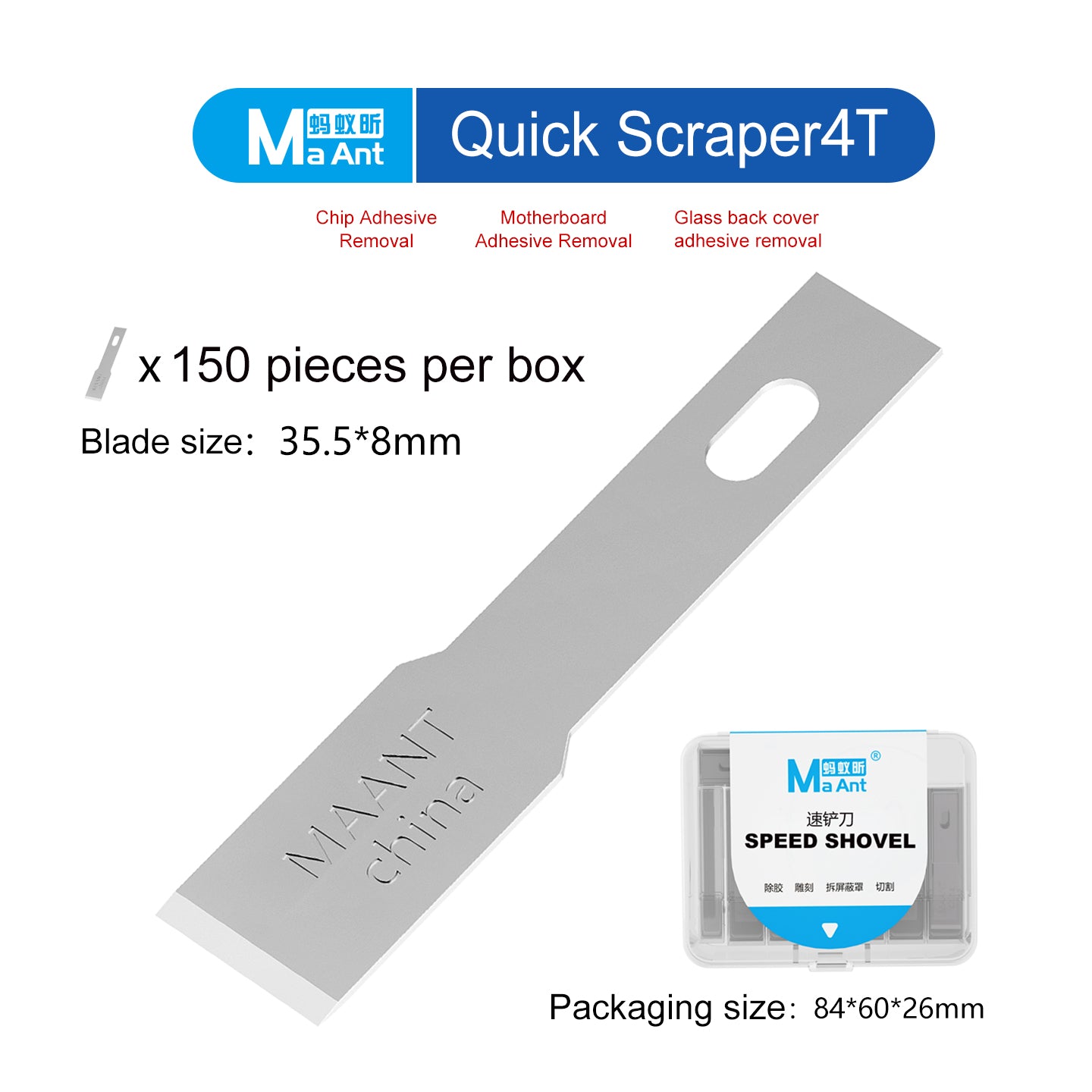 MaAnt 4T Rapid  Adhesive Scraper