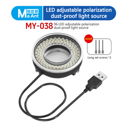 MaAnt MY038 LED Adjustable Polarization Dust-Proof Light Source