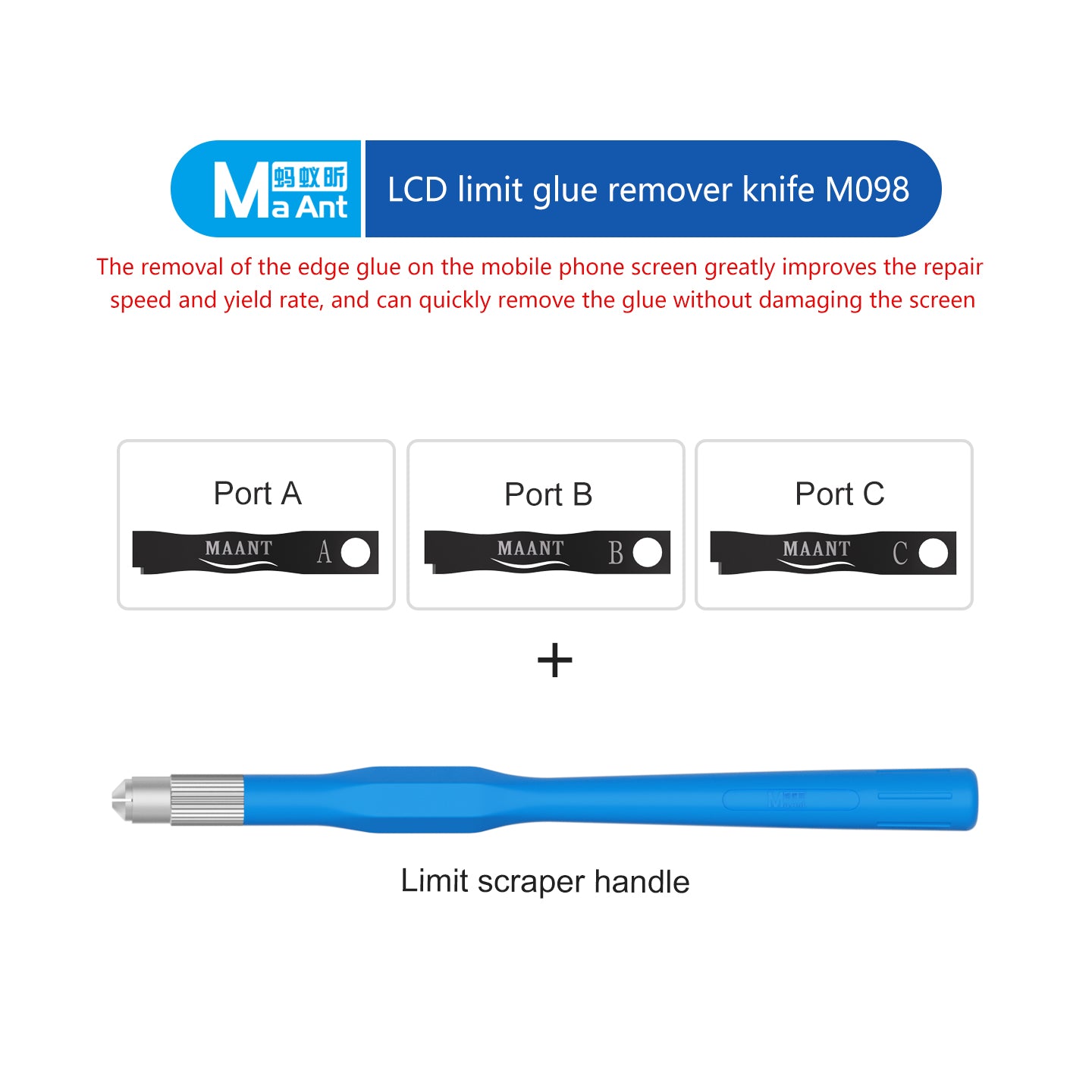 MaAnt M098 LCD Limit Glue Remover Knife