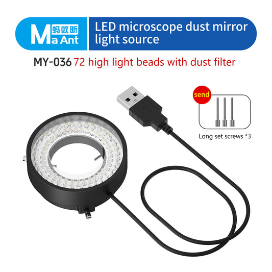 MaAnt MY036 LED Microscope Dust Mirror Light source