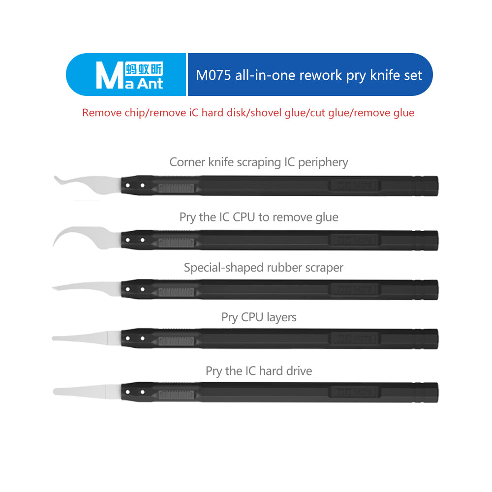 MaAnt M075 All-In-One Rework Pry Knife Set