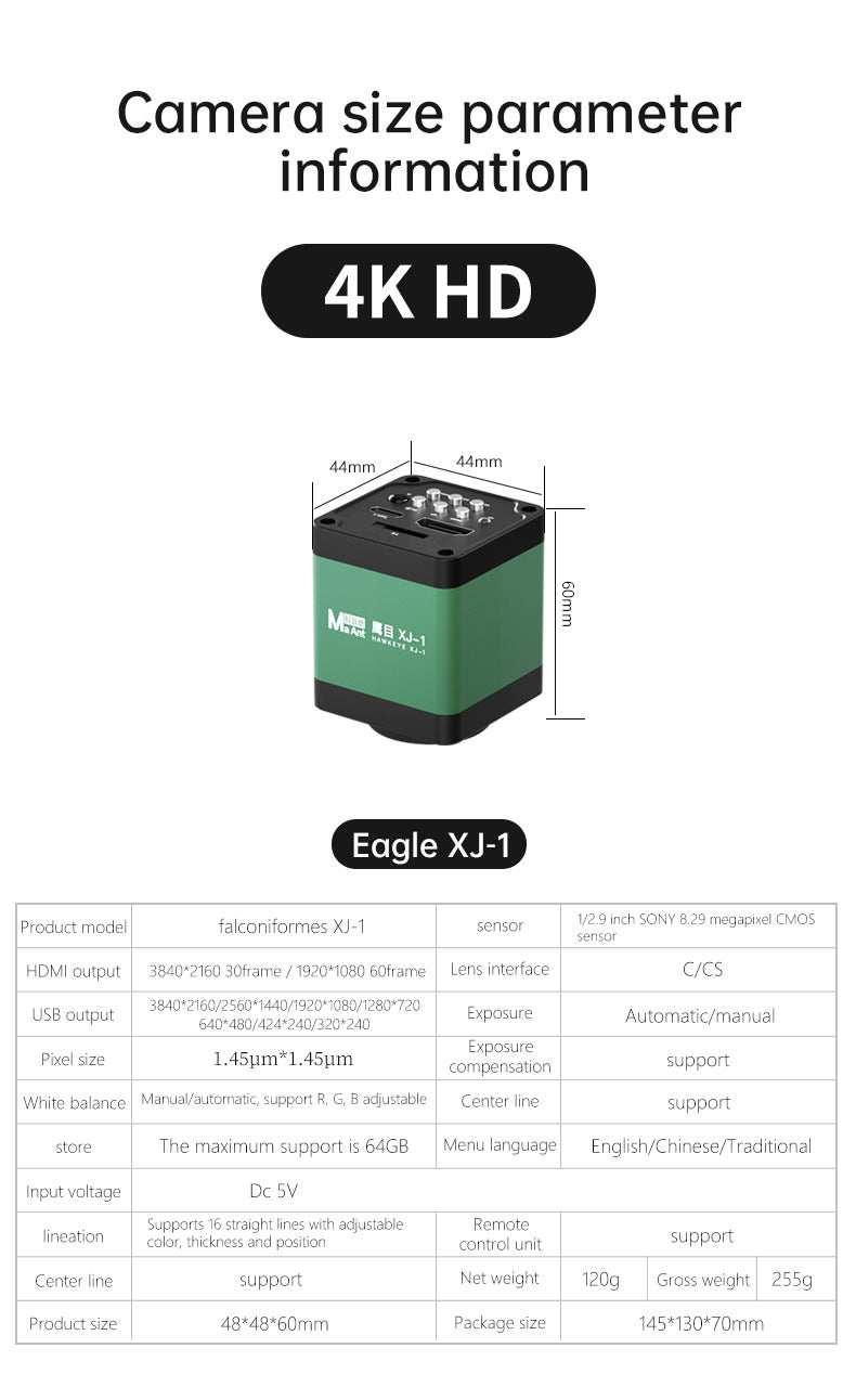 MaAnt 4K HD Microscope Camera Eagle XJ-1/XJ-2